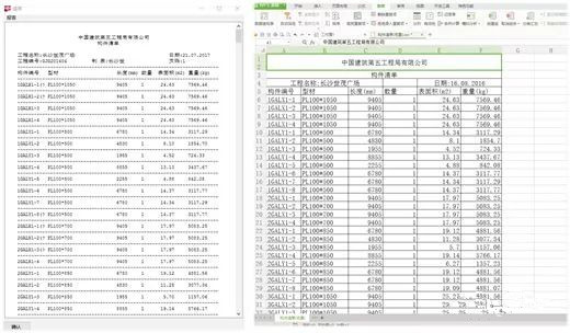 構(gòu)件與零件清單